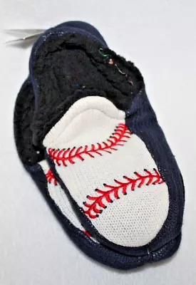 Joe Boxer Mens Baseball Theme Slippers  Shoe Size 10-13 • $10.38