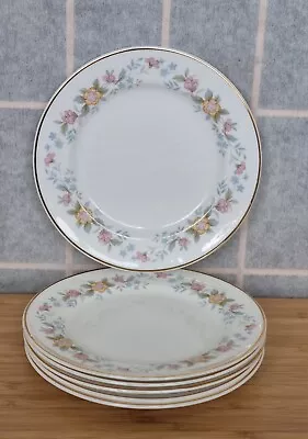 Staffordshire Mayfair Fine Bone China Plate Set Alpine 6  • £25