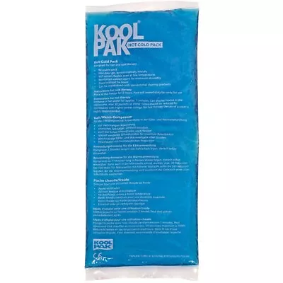 Koolpak Reusable Hot/Cold Sports Ice Gel Pack First Aid Sprain Pain Relief Large • £3.35