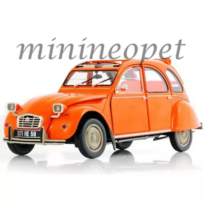 $68.90 • Buy Norev 181514 1975 75 Citroen 2cv 6 1/18 Diecast Orange
