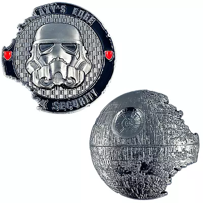 DL10-07 Death Star Galaxy's Edge Park Security Challenge Coin Storm Trooper Rogu • $19.99