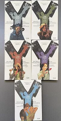 SIGNED Y: The Last Man Deluxe Edition Volume 1-5 Hardcover • $100