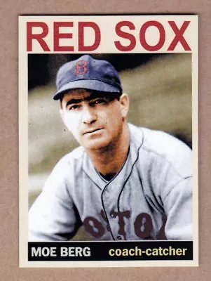 Moe Berg '46 Boston Red Sox Monarch Corona Private Stock #49 NM+ Cond. • $8.95