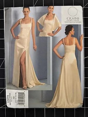 Vogue V1075 Sewing Pattern Chado Ralph Rucci Size: Dd (12-14-16-18) Uncut • $17.98