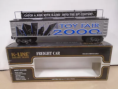 K-Line K675-7401 O Scale 2000 New York City Toy Fair VAT Car NEW IN ORIGINAL Box • $19.99