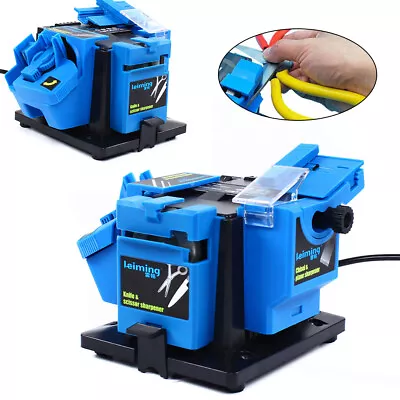 $47.50 • Buy 110V Electric Blade Sharpener Scissor Chisel Drill Bit Sharpening Machine 96W 