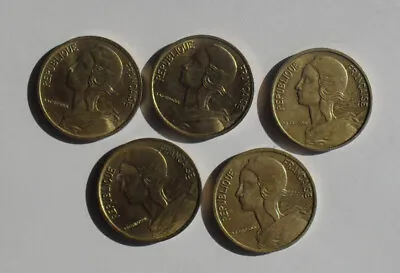 £4 • Buy French 23 Coins 1923-1982 Five 5 Centimes 1972 Two 1974 1980 7982 Three 10 Centi