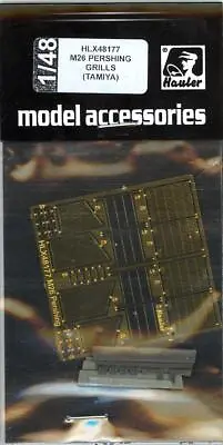 Hauler Models 1/48 M26 PERSHING TANK GRILLS Photo Etch Detail Set • $8.99