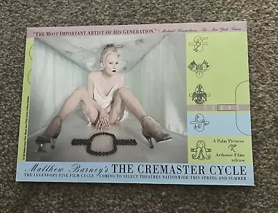 Matthew Barney's  The Cremaster Cycle  5 Film Promo Brochure - Poster • $20