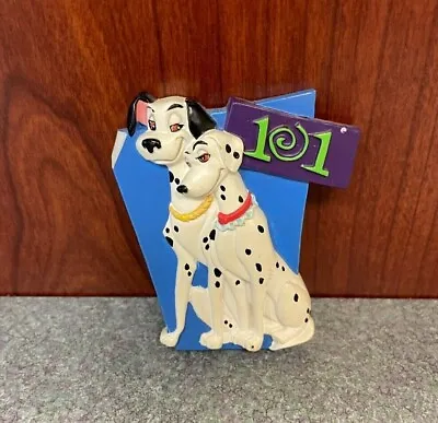 Disney 101 Dalmatians 2.5  Ceramic Fridge Magnet Pongo Puppy Dogs Spots Chipped • $3.99