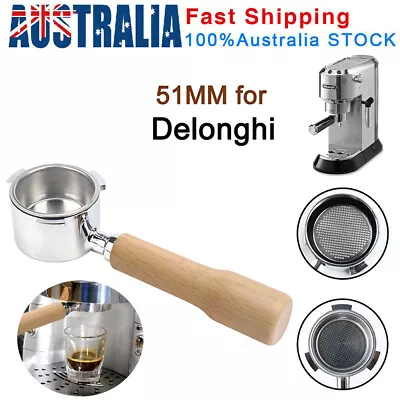 $27.18 • Buy 51mm Espresso Portafilter For Delonghi EC685 EC680 Coffee Bottomless Portafilter