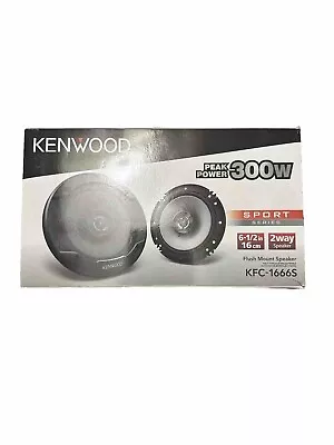 Kenwood KFC-1666S 6.5 Inch 2-Way Car Speaker • $29.99