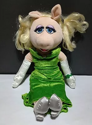 Plush Muppets Most Wanted Miss Piggy Green Dress Original Disney Store  • $18