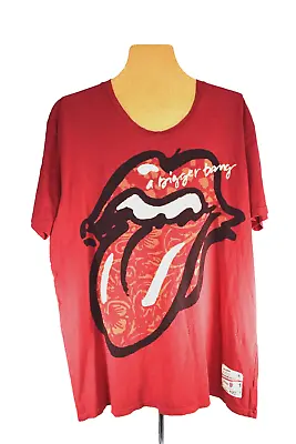 Vintage Rolling Stones American Tour NYC  Riff T-Shirt Concert 50 Years Size XL • $18.99