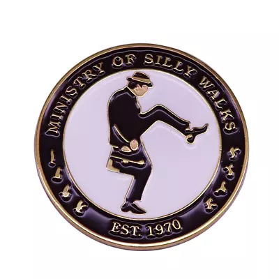 Monty Python Ministry Of Silly Walks TV Comedy 1.1  Lapel Enamel Pin US SELLER • $14.99