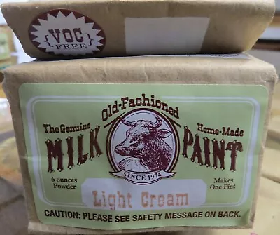 Milk Paint Light Cream 1 Pint The Old-Fashioned Milk Paint Company • $15.25