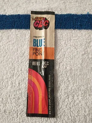 Brand New Vintage Bic Clic Ballpoint Pen Ink Refill Fine Point Blue #FR-25 NIP  • $10.99