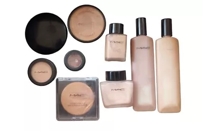 RARE! Vintage 90s M.A.C Cosmetics 9 Piece Foundation Powder And Eye Shadow Set • $650