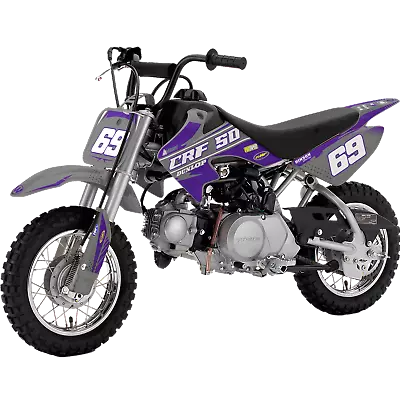 Honda CRF 50 2013 - 2023 Motocross MX Graphics |  Decals Kit Race Purple • $82.29