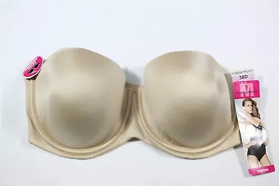 920X04 Maidenform 07130 Pure Genius Strapless Bra 38B Beige • $12.74