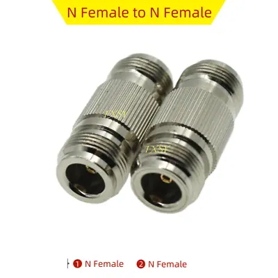 N Female To N Female RF Coaxial Converter Coax Adapter N-N F/F • $1.88