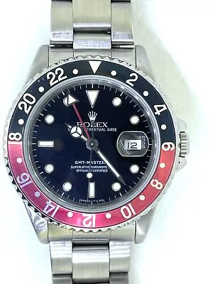 Rolex GMT-Master II 16710 Coke (Fade Red - Pink Bezel) • $20541.89