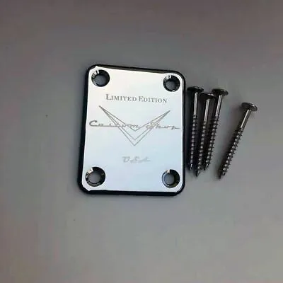 Fender Custom Shop Neck Plate For Telecaster And Stratocaster Guitar Chrome • $40.69