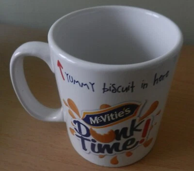 £5 • Buy McVitie’s Large Dunk Time! Mug Fun Decor Dishwasher/Microwave Safe 