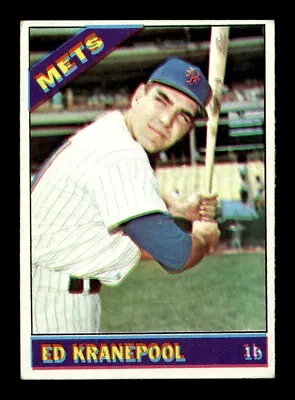 1966 Topps #212 Ed Kranepool Mets VG-EX *6e • $1