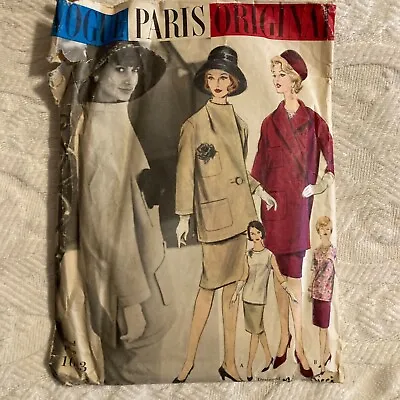 Vintage 60s VOGUE Paris Original Pattern 1083 NINA RICCI Suit And Blouse 14 • $34.99
