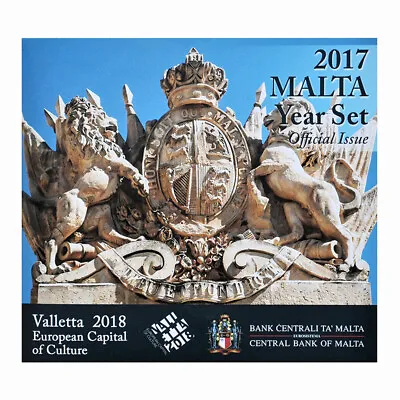 Malta Coins Set 2017 Euro 8 Coins Set BU Year Set Official Issue 00471 • $44.99