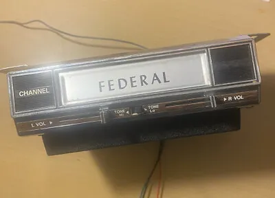 Federal CS-809 8 Track Car Stereo Tape Player Vintage Rare • $80