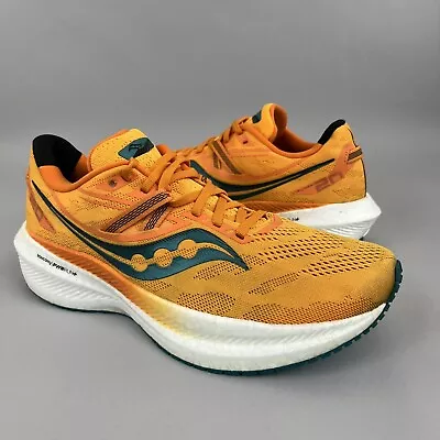 Saucony Triumph 20 Mens Gym Fitness Sports Running Foam Fit Trainers Shoes UK8.5 • £59.96