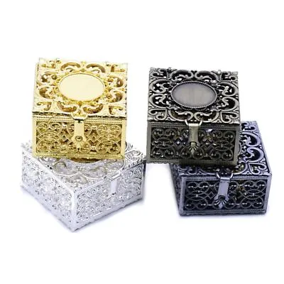 Rosary Beads Box Metal Christian Catholic Jewelry For Case Gift Packaging For Ca • £6.20