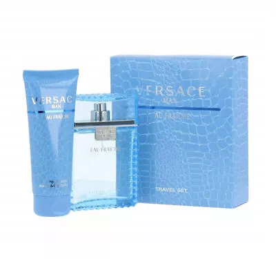 Versace Eau Fraiche Men 2 Pieces Set 3.4 Oz Eau De Toilette Spray & Shower Gel • $58.80