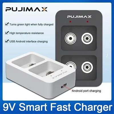 £6.72 • Buy Intelligent Battery Charger For 9V Ni-MH/Ni-Cd/Li-ion Rechargeable Batteries