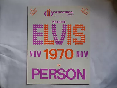 ELVIS Original__1970__LAS VEGAS 8x10  PROMO PHOTO___International Hotel__EX- • $159.99