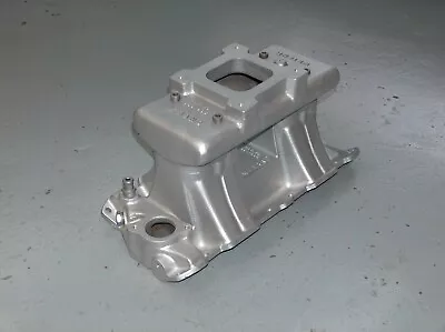 $650 • Buy Weiand 1x4 Single SB Chevy Tunnel Ram Intake Manifold CR 1984 W/Plenum 1932
