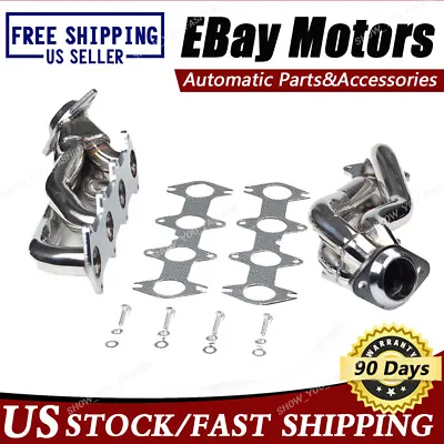 Shorty Manifold Headers For Ford F150 5.4L V8 2004 2005 2006 2007 2008 2009 2010 • $153.92