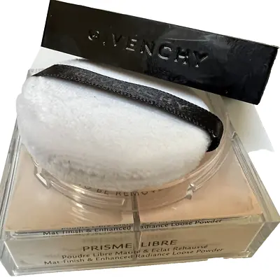 Givenchy Prisme Mat & Enhanced Radiance Loose Powder 4-in-1 Shade 5 Satin Blanc • £12.99