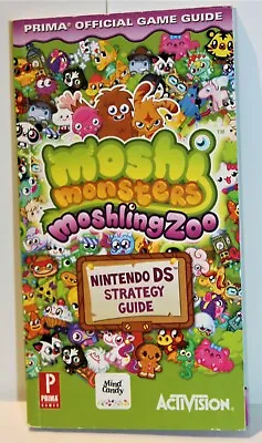 New Nintendo Moshi Monsters Moshling Zoo Prima Official Game Guide SCov 2011 Ret • $18.62