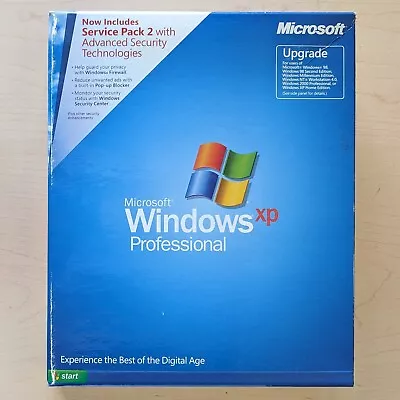 Microsoft Windows XP Professional Retail Box Includes Service Pack 2 • $45.99