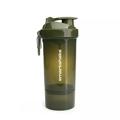 $34.99 • Buy Smartshake Original 2 Go Shaker Cup Army Green 20OZ/600 Ml Blender Fitness Gym