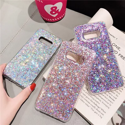 HOT AU Sparkle Bling Soft Case Cover For Samsung S21 S20 FE S10 Note 20 A42 A72 • $17.66