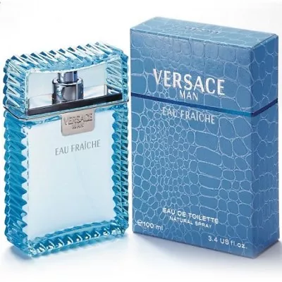 Versace Eau Fraiche Eau De Toilette 100ml / 3.4oz Spray Men NIB • $54.95