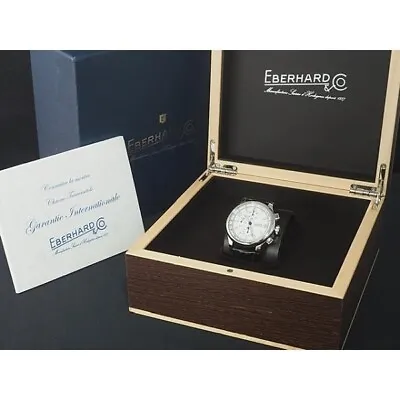 £2093.95 • Buy Eberhard & Co. Travel Seto Chronograph 31051.1 Automatic White Dial Men's Watch