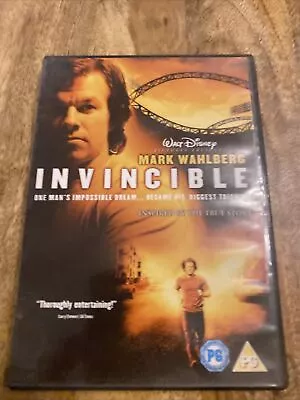 Invincible DVD Drama (2007) Mark Wahlberg Quality Guaranteed Amazing Value • £2