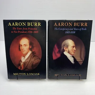 Thomas Jefferson's Vice President Biography Aaron Burr Milton Lomask Hardcovers • $34.70