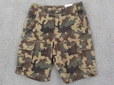 Sonoma Mens Cargo Shorts Size 28 Camouflage Stretch 10  Inseam Everydayshort Nwd • $8.99