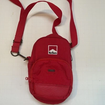 $18.74 • Buy Vintage Red Marlboro Canon Camera Travel Bag Case Classic